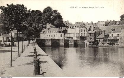 Auray CPA Vieux pont du Loch