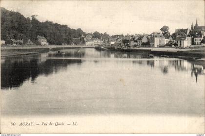 Auray CPA Vue des quais