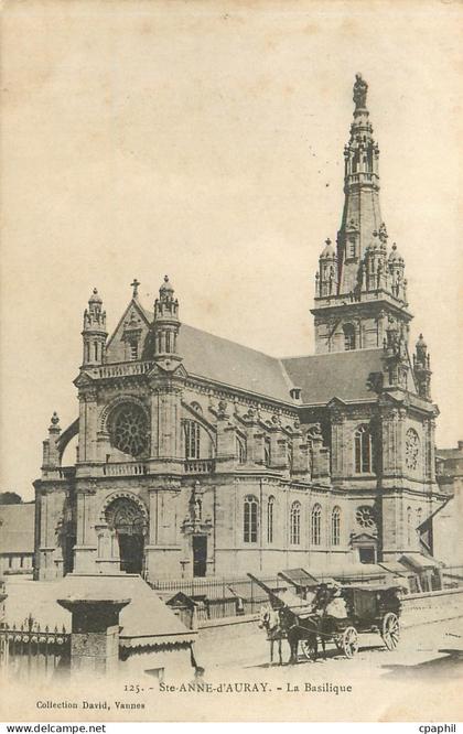 CPA 125 ste anne d auray la basilique Diligence