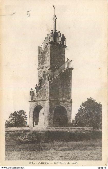 CPA Auray Belvedere du Loch