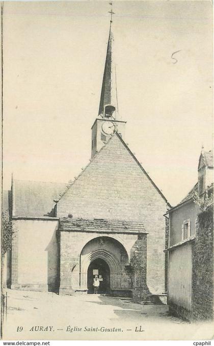 CPA Auray Eglise Saint Goustan