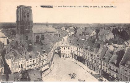 62 - bethune - Vue Panoramique (côté Nord) et coin de la Grand'Place