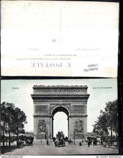 150091,Paris Arc de Triomphe Triumphbogen