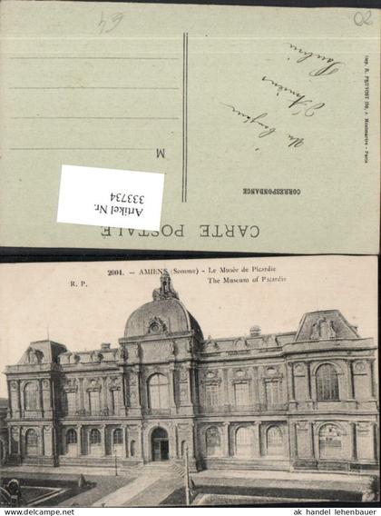 333734,Picardie Somme Amiens Le Musee de Picardie Museum Gebäude