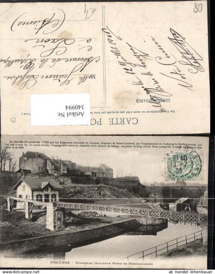 340994,Champagne-Ardenne Ardennes Mezieres Citadelle Festung Brücke