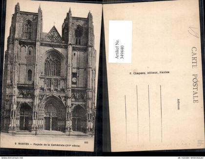 349840,Pays de la Loire Loire-Atlantique Nantes Facade de la Cathedrale Kirche Kathedrale