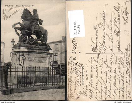 358354,Poitou-Charentes Charente Cognac Statue de Francois Denkmal