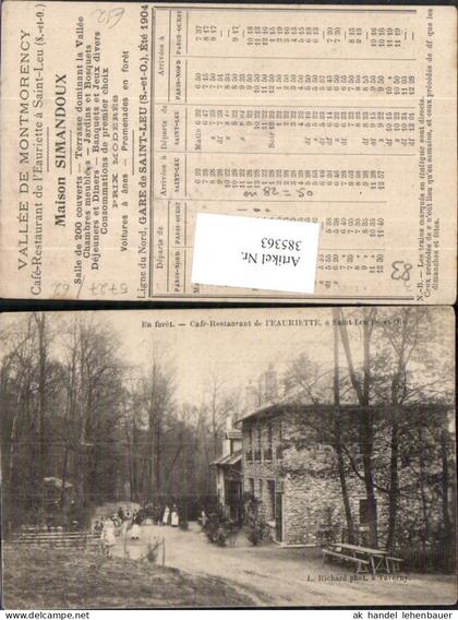 385363,Ile-de-France Val-Oise Saint-Leu-la-Foret Cafe Restaurant de l'Eauriette