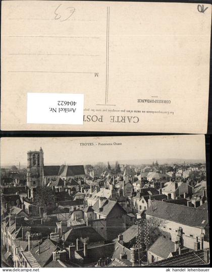 404622,Champagne-Ardenne Aube Troyes Panorama Ouest Teilansicht