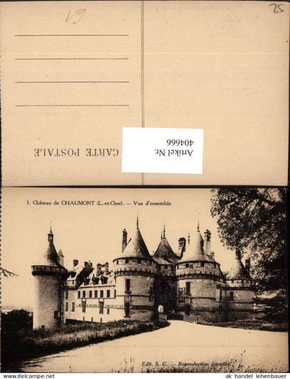 404666,Champagne-Ardenne Haute-Marne Chateau de Chaumont Schloss