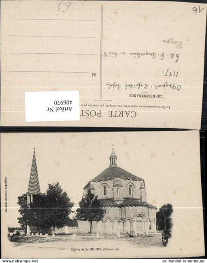 406970,Poitou-Charentes Charente Eglise de St-Michel Kirche