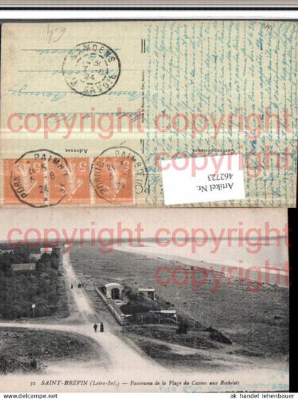 462723,Pays de la Loire Loire-Atlantique Saint-Brevin Panorama de la Plage Strand