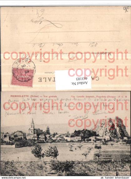 463103,Rhone-Alpes Drome Pierrelatte Vue generale Totale