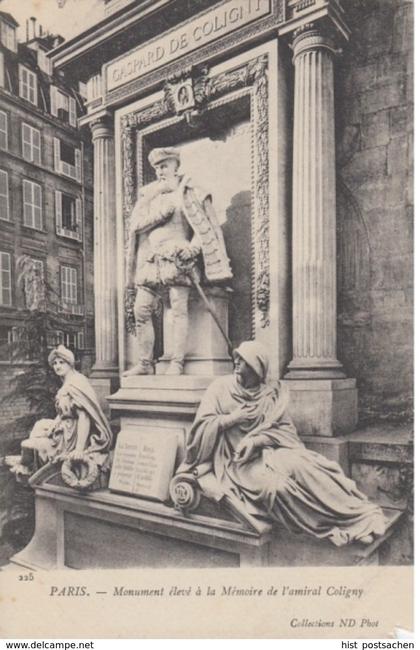 (528) AK Paris, Denkmal Gaspard de Cologny