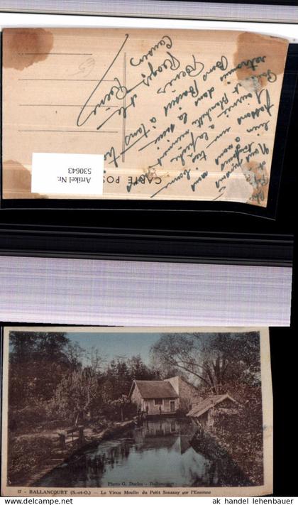 530643,France Ballancourt Ballancourt-sur-Essonne Le Vieux Moulin du Petit Saussay sur l Essonne Mühle