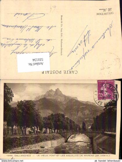 531134,France Haute Savoie Sallanches Mont Blanc Le Vieux Pontes