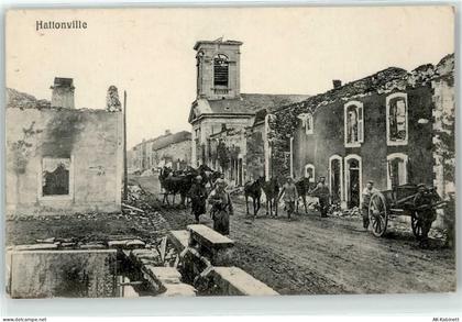 55210 Vigneulles-les-Hattonchatel - zerstörte Strasse Hattonville - 51637404