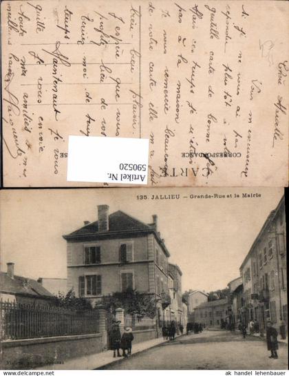 590520,Jallieu Grande Rue et la Mairie France