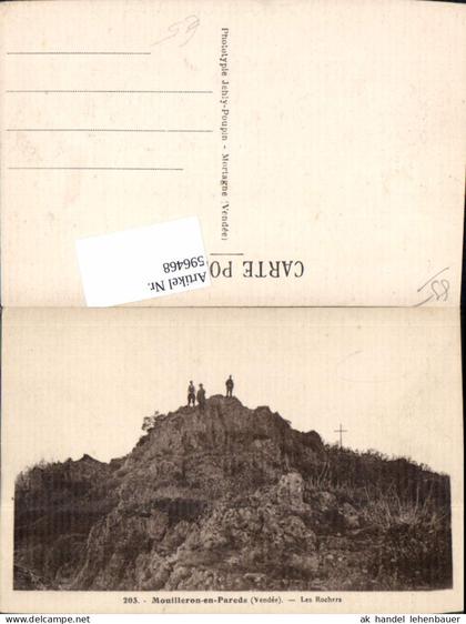 596468,Mouilleron-en-Pareds Vendee Les Rochers Felsen Bergsteigen France
