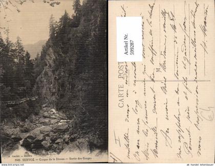 599287,Servoz Gorges de la Diosaz Sortie des Gorges France