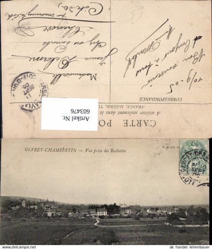 603476,Gevrey-Chambertin Vue prise des Ruchottes France