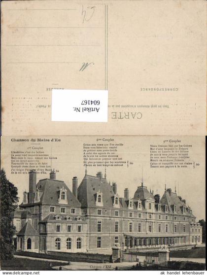 604167,Chanson du Maire d Eu Chateau d Eu Schloss Liedtext France