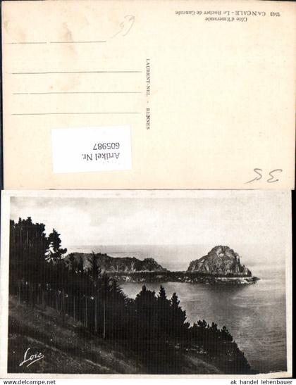 605987,Cote d Emeraude Cancale Le Rocher de Cancale Felsen Gesteinsformation France
