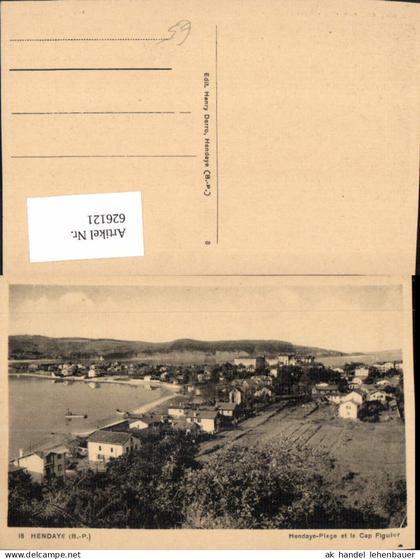 626121,Hendaye Hendaye-Plage et le Cap Figuier France
