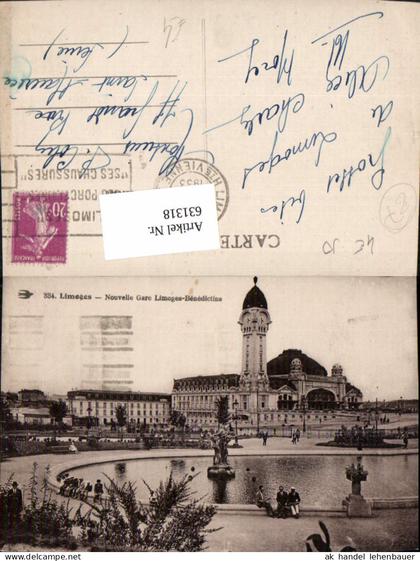 631318,Limoges Nouvelle Gare Limoges-Benedictins Bahnhof France