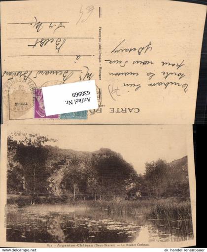 638969,Argenton-Chateau Deux-Sevres Le Rocher Corbeau France