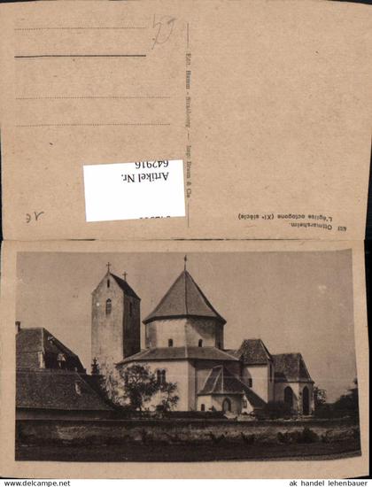 642916,Ottmarsheim L eglise octogone Kirche France