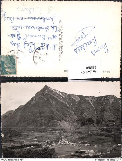 659891,Taninges Haute Savoie et le Pic Marcelly France