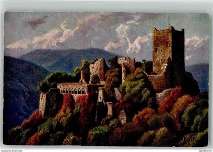 68150 Ribeauville Rappoltsweiler Künstlerkarte Burg Ulrichsburg - 38064962