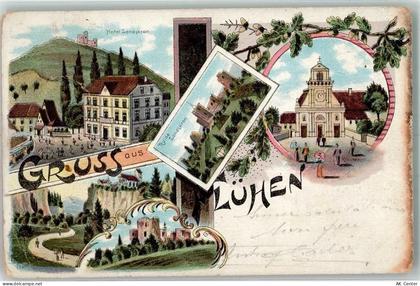68220 Leymen Leimen 1899 Gebrauchsspuren Hotel Ruine Landskron Flühen Kl... - 13633785