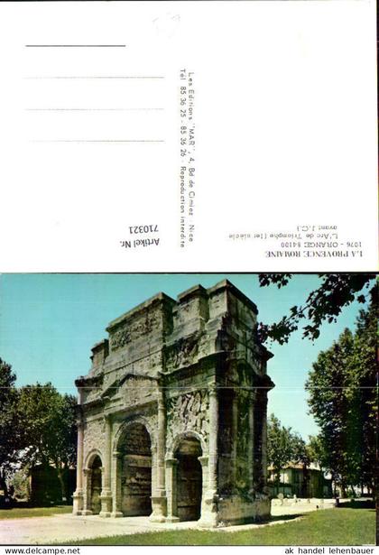 710321 Orange L Arc de Triomphe Triumphbogen France