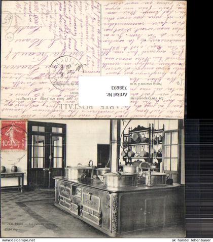 738693 Pen Bron Pen-Bron La cuisine Küche Herd Ofen Interieur France