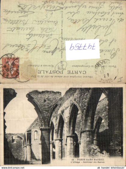 747759 Pointe-Saint-Mathieu L Abbaye Interieur des Ruines France