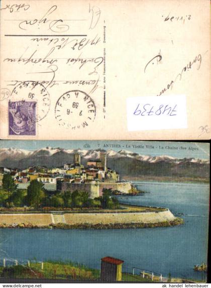 748739 Antibes La Vieille Ville La Chaine des Alpes France