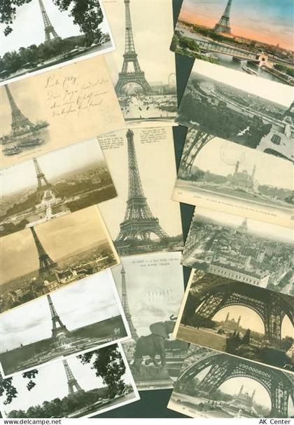 75000 Paris Lot mit 40 AK Eiffelturm - 13826326