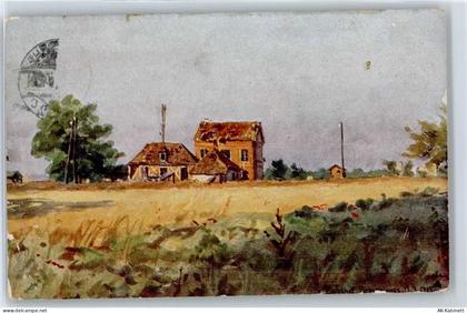 80700 Beuvraignes - Künstlerkarte, Bahnhof - 51044360