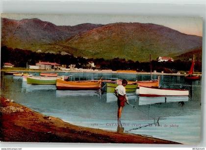 83240 Cavalaire-sur-Mer Foto AK Hafen Fischer - 38061554