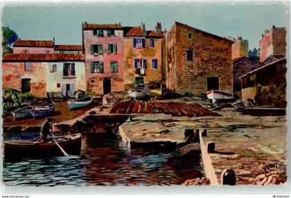 83990 Saint-Tropez Künstlerkarte Quartier des pecheurs - 51636477