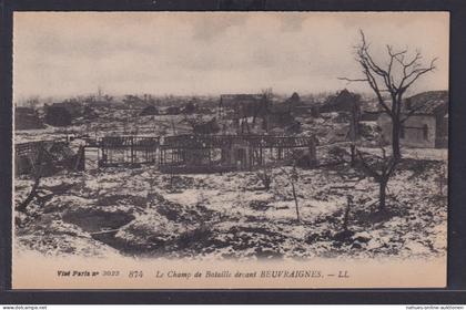 Ansichtskarte Beuvraignes Kriegsschauplatz I.Weltkrieg Frankreich Schlachtfeld