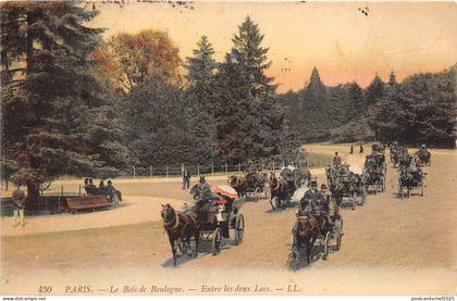 B37387 Paris le bais de Boulogne Entre les deux Lacs  france