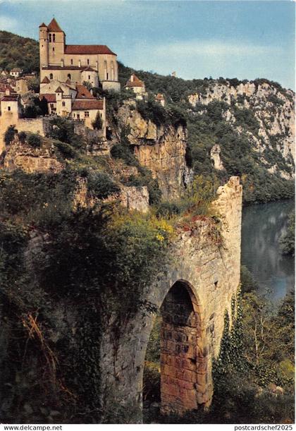 BR1528 France Saint Cirq Lapopie Lot panorama