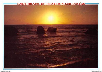 BR25623 Saint Hilaire de Riez Coucher de soleil 2 scans france