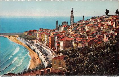 BR5260 Menton Vieux Menton La plage  france