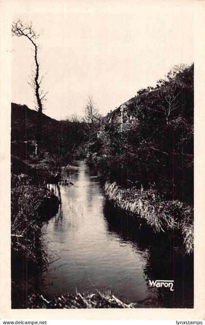 C056  France Saint Nicolas du Pelem Le Cours du Foadel vintage postcard