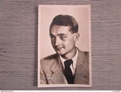 Carte postale signée-acteur-années 30/40' a identifier