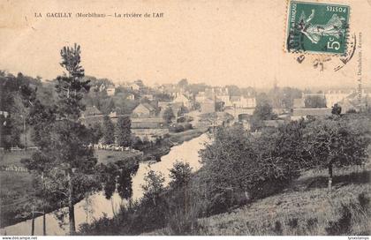 France 1911 La Gacilly Morbihan Riviere de l'Aff vintage postcard